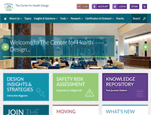 Tablet Screenshot of healthdesign.org